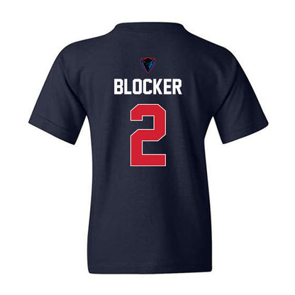 DePaul - NCAA Men's Basketball : Layden Blocker - Sports Shersey Youth T-Shirt-1