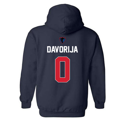 DePaul - NCAA Women's Basketball : Gina Davorija - Sports Shersey Hooded Sweatshirt-1