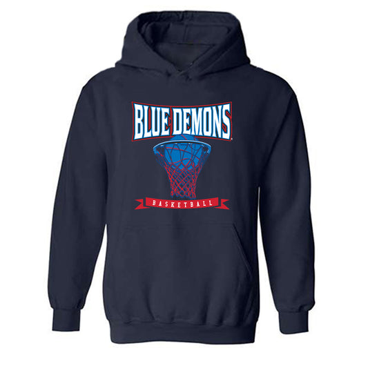 DePaul - NCAA Women's Basketball : Meg Newman - Sports Shersey Hooded Sweatshirt-0