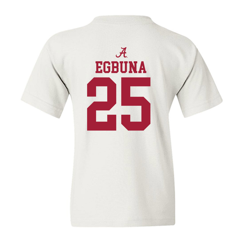 Alabama - NCAA Women's Basketball : Joy Egbuna - Sports Shersey Youth T-Shirt-1