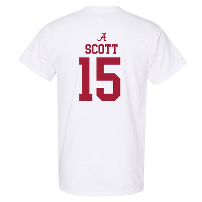 Alabama - NCAA Women's Basketball : Ta'Mia Scott - Sports Shersey T-Shirt-1