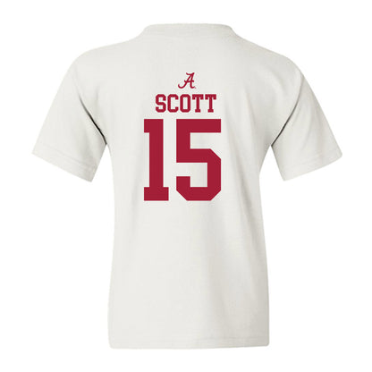 Alabama - NCAA Women's Basketball : Ta'Mia Scott - Sports Shersey Youth T-Shirt-1