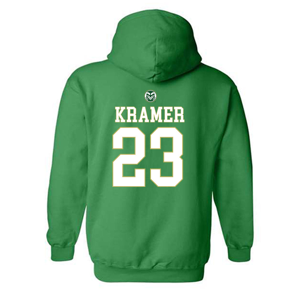 Colorado State - NCAA Women's Basketball : Caitlin Kramer - Hooded Sweatshirt-1