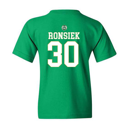 Colorado State - NCAA Women's Basketball : Hannah Ronsiek - Youth T-Shirt-1