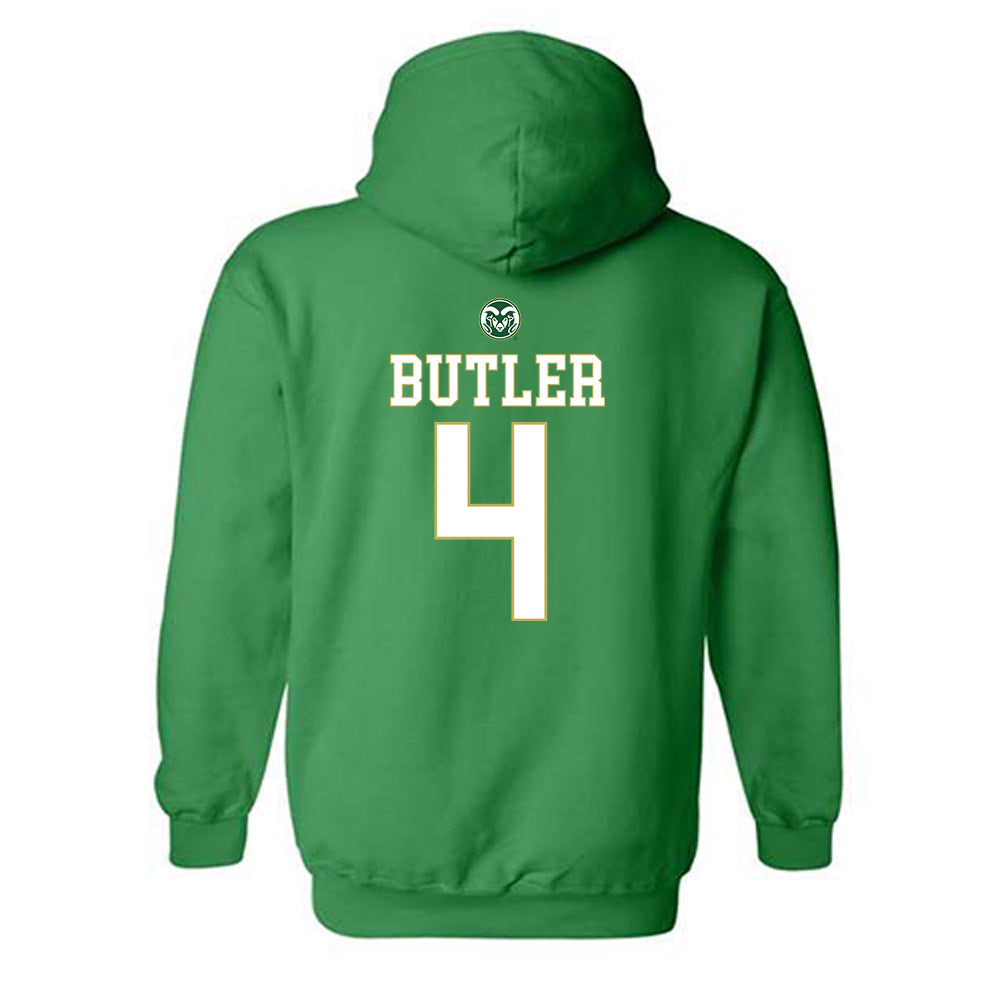 Colorado State - NCAA Men's Basketball : Jase Butler - Hooded Sweatshirt-1