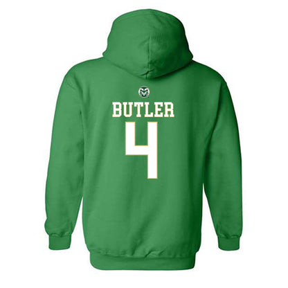 Colorado State - NCAA Men's Basketball : Jase Butler - Hooded Sweatshirt-1