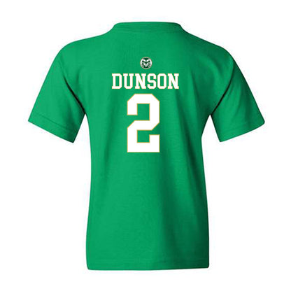 Colorado State - NCAA Men's Basketball : Pops Dunson - Youth T-Shirt-1