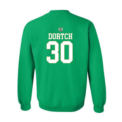 Colorado State - NCAA Men's Basketball : Charlie Dortch - Crewneck Sweatshirt-1