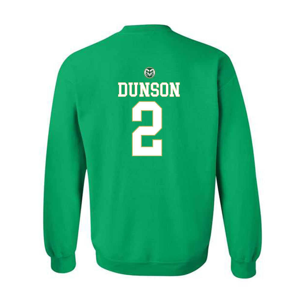 Colorado State - NCAA Men's Basketball : Pops Dunson - Crewneck Sweatshirt-1