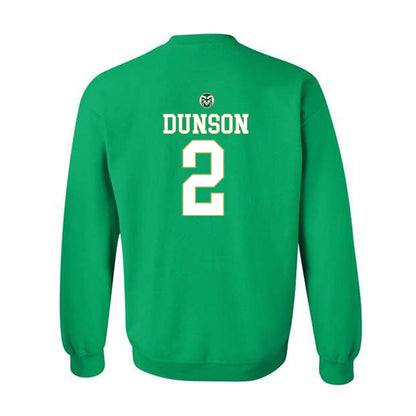 Colorado State - NCAA Men's Basketball : Pops Dunson - Crewneck Sweatshirt-1