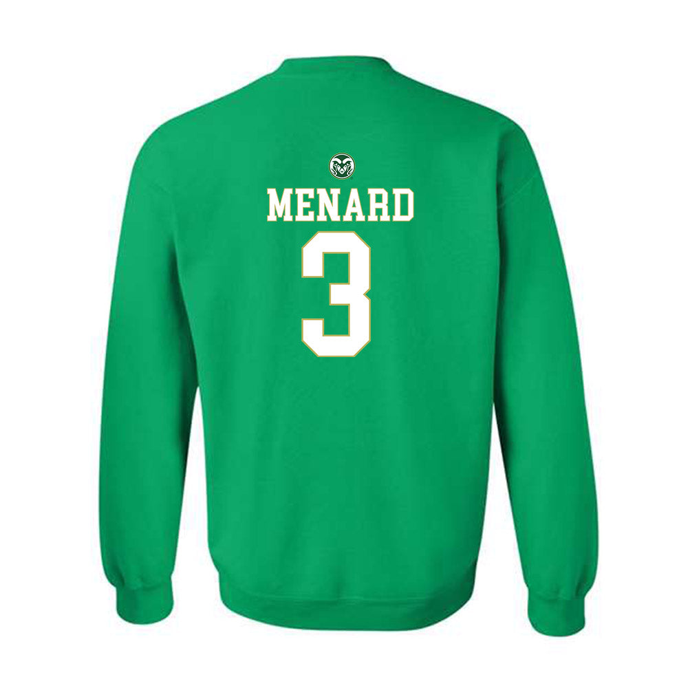 Colorado State - NCAA Men's Basketball : Justin Menard - Crewneck Sweatshirt-1