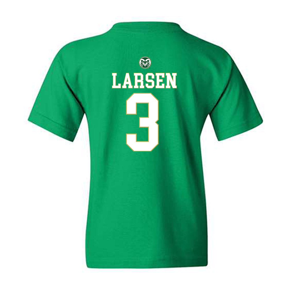 Colorado State - NCAA Women's Basketball : Elsie Larsen - Youth T-Shirt-1