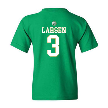 Colorado State - NCAA Women's Basketball : Elsie Larsen - Youth T-Shirt-1