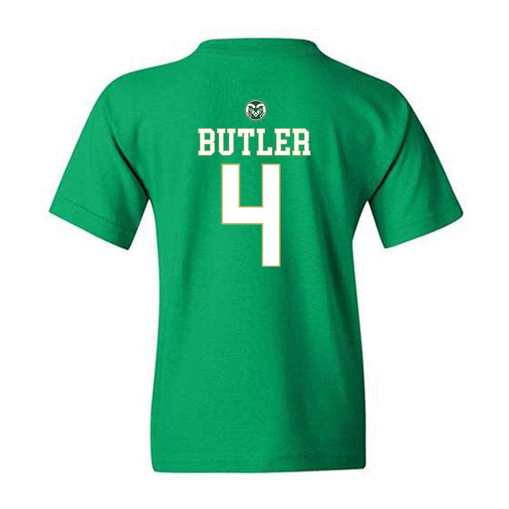 Colorado State - NCAA Men's Basketball : Jase Butler - Youth T-Shirt-1