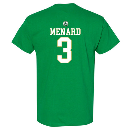Colorado State - NCAA Men's Basketball : Justin Menard - T-Shirt-1