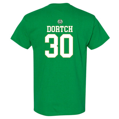 Colorado State - NCAA Men's Basketball : Charlie Dortch - T-Shirt-1