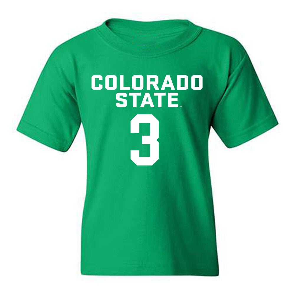 Colorado State - NCAA Women's Basketball : Elsie Larsen - Youth T-Shirt-0