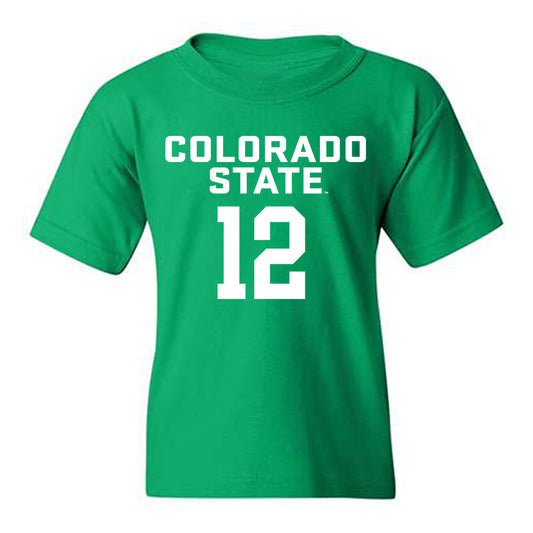 Colorado State - NCAA Women's Basketball : Kyla Hollier - Youth T-Shirt-0