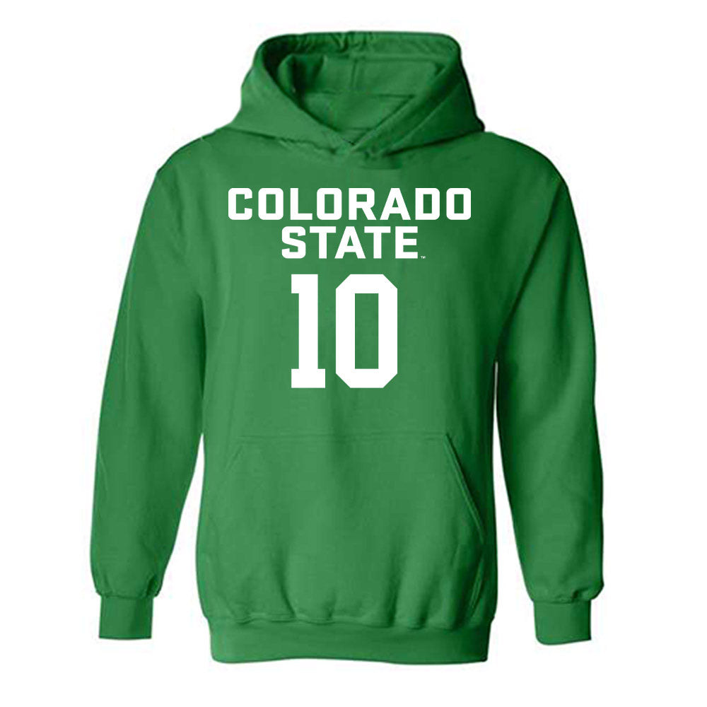 Colorado State - NCAA Women's Basketball : Breana Bowman - Hooded Sweatshirt-0