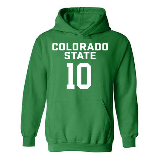 Colorado State - NCAA Women's Basketball : Breana Bowman - Hooded Sweatshirt-0