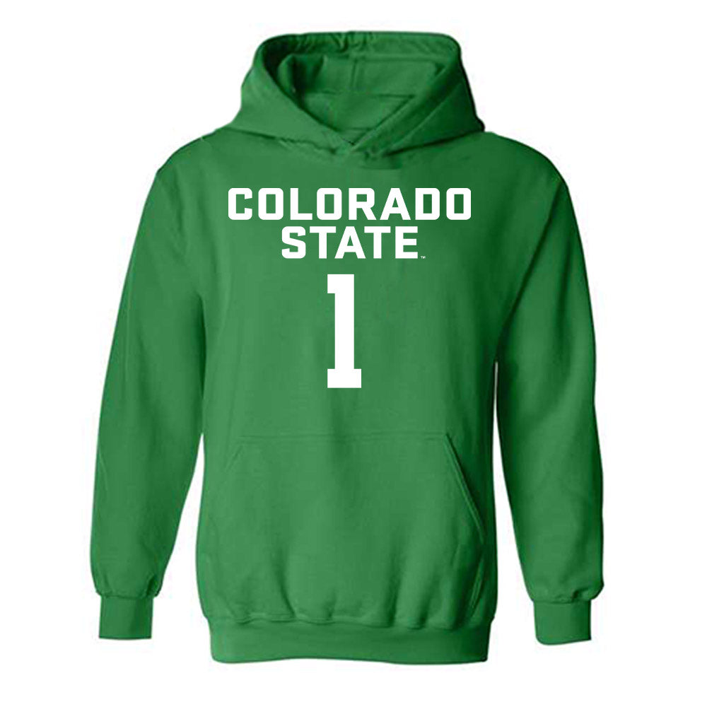 Colorado State - NCAA Women's Basketball : Kloe Froebe - Hooded Sweatshirt-0