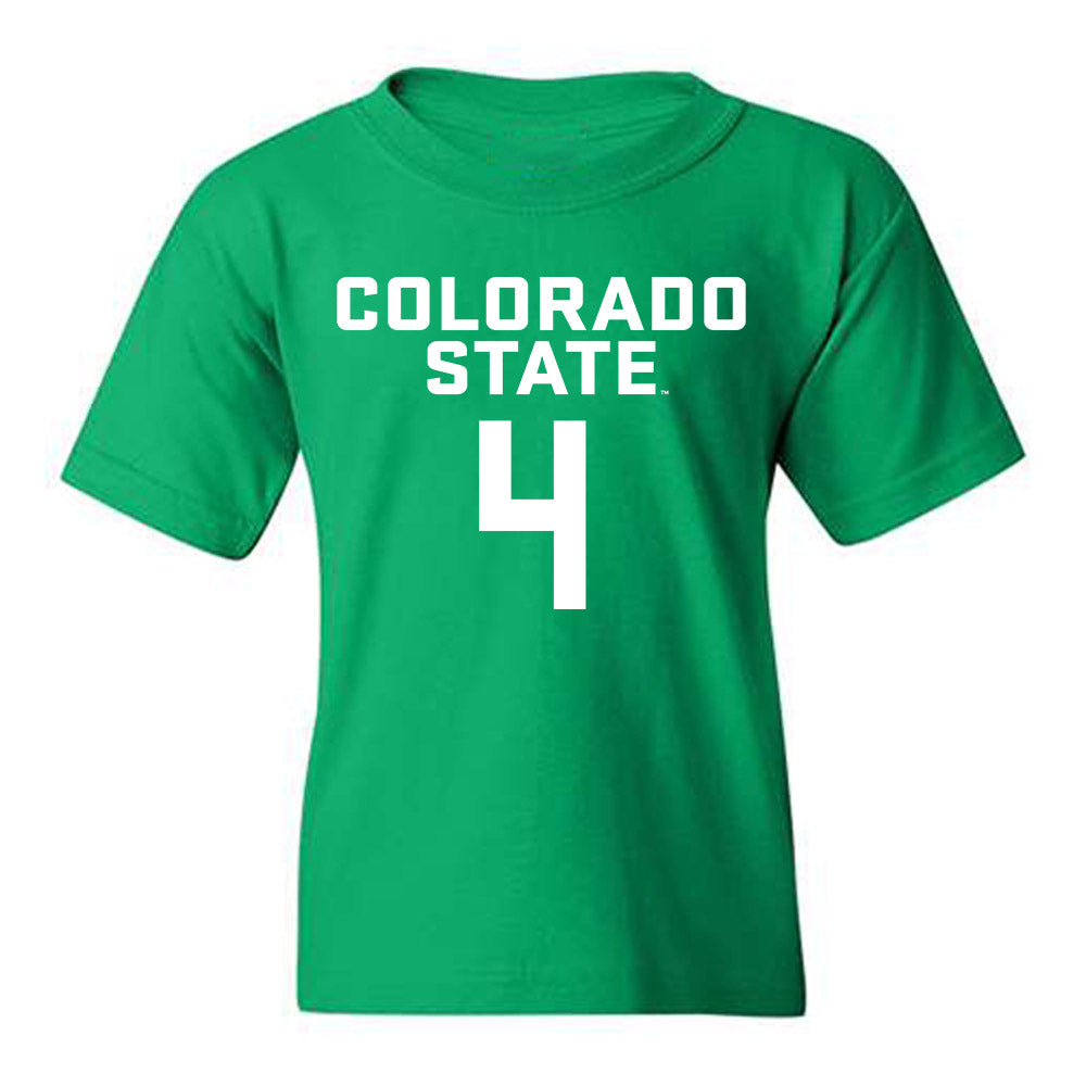 Colorado State - NCAA Men's Basketball : Jase Butler - Youth T-Shirt-0