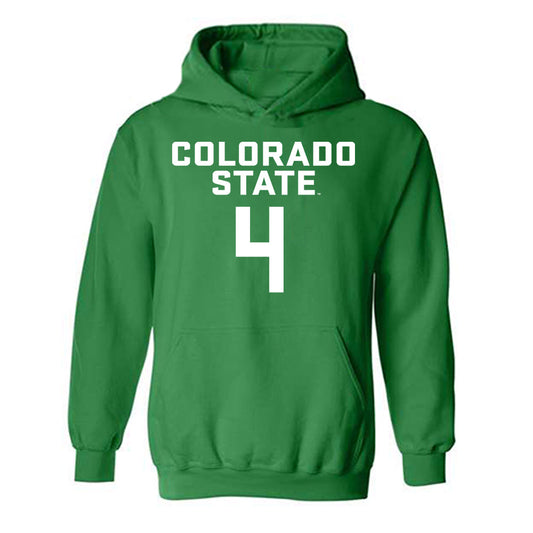 Colorado State - NCAA Men's Basketball : Jase Butler - Hooded Sweatshirt-0