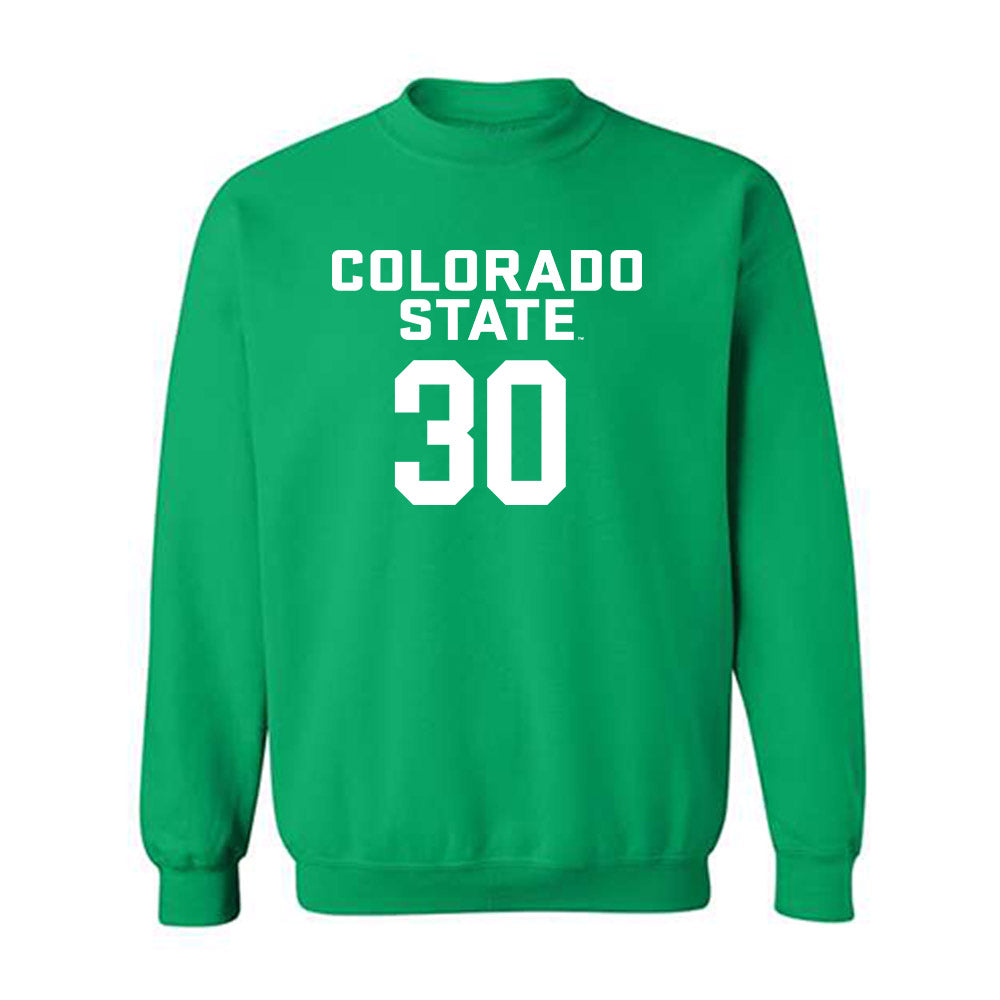 Colorado State - NCAA Men's Basketball : Charlie Dortch - Crewneck Sweatshirt-0