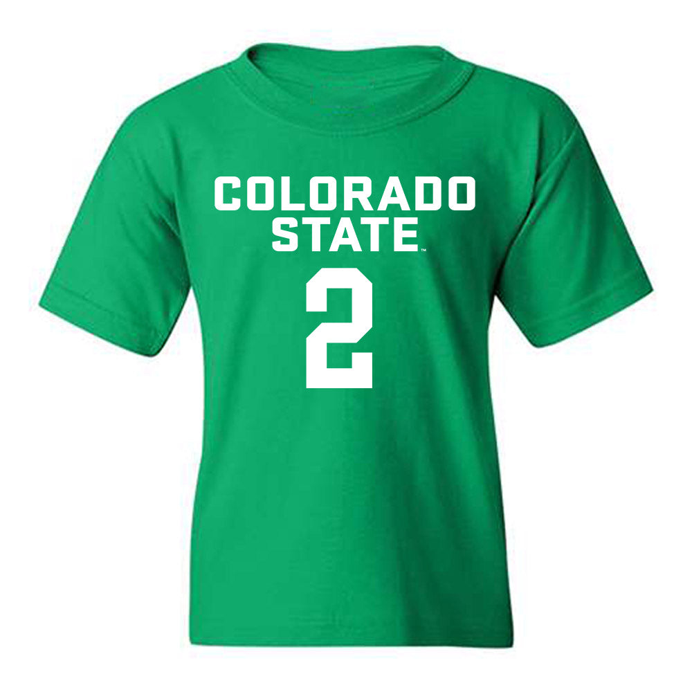Colorado State - NCAA Men's Basketball : Pops Dunson - Youth T-Shirt-0