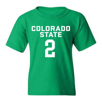 Colorado State - NCAA Men's Basketball : Pops Dunson - Youth T-Shirt-0