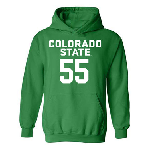 Colorado State - NCAA Women's Basketball : Sophie Sene - Hooded Sweatshirt-0
