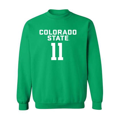 Colorado State - NCAA Women's Basketball : Gianna Smith - Crewneck Sweatshirt-0