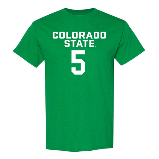 Colorado State - NCAA Men's Basketball : Jonathan Mekonnen - T-Shirt-0