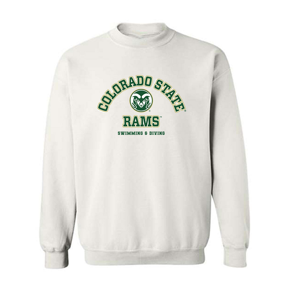 Colorado State - NCAA Women's Swimming & Diving : Sydney Ovesen - Crewneck Sweatshirt-0