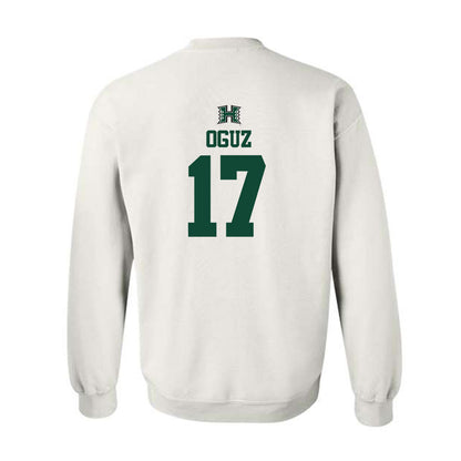 Hawaii - NCAA Men's Volleyball : Oguzhan Oguz - Replica Shersey Crewneck Sweatshirt-1