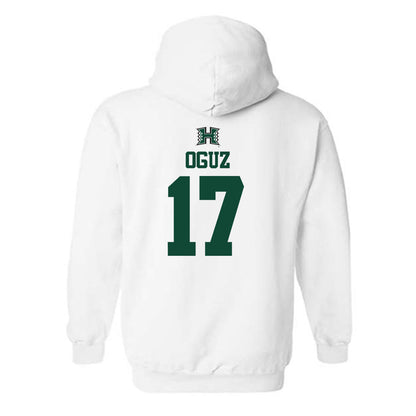 Hawaii - NCAA Men's Volleyball : Oguzhan Oguz - Replica Shersey Hooded Sweatshirt-1