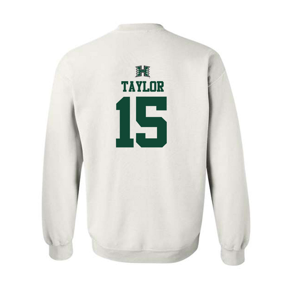 Hawaii - NCAA Men's Volleyball : Kai Taylor - Replica Shersey Crewneck Sweatshirt-1