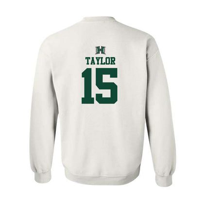 Hawaii - NCAA Men's Volleyball : Kai Taylor - Replica Shersey Crewneck Sweatshirt-1