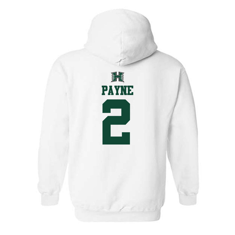 Hawaii - NCAA Men's Volleyball : Roman Payne - Replica Shersey Hooded Sweatshirt-1