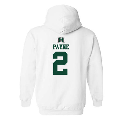 Hawaii - NCAA Men's Volleyball : Roman Payne - Replica Shersey Hooded Sweatshirt-1