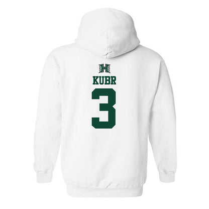 Hawaii - NCAA Men's Volleyball : Vladimir Kubr - Replica Shersey Hooded Sweatshirt-1