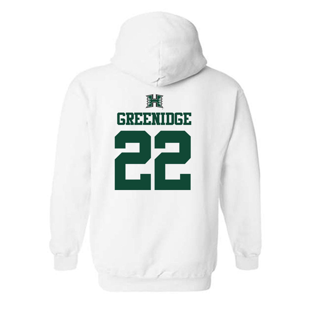 Hawaii - NCAA Men's Volleyball : Quintin Greenidge - Replica Shersey Hooded Sweatshirt-1