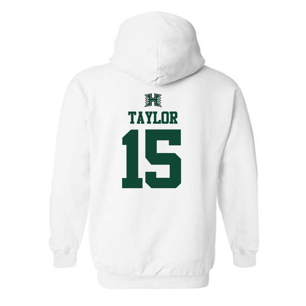 Hawaii - NCAA Men's Volleyball : Kai Taylor - Replica Shersey Hooded Sweatshirt-1