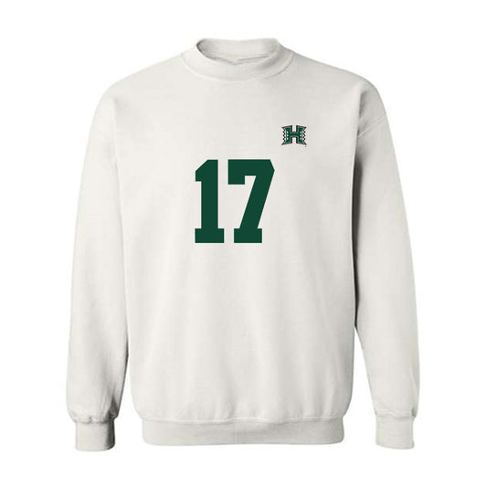 Hawaii - NCAA Men's Volleyball : Thatcher Fahlbusch - Replica Shersey Crewneck Sweatshirt-0