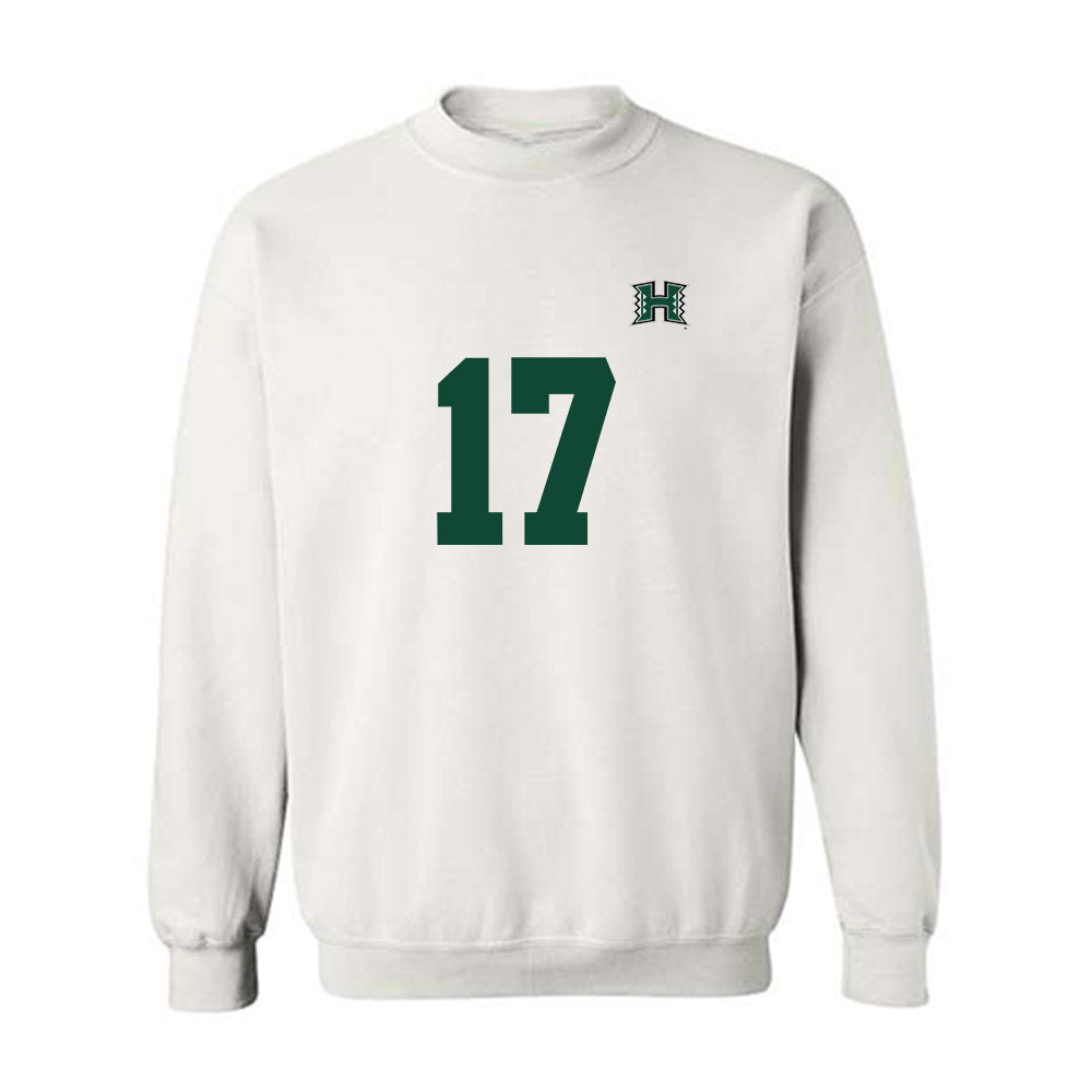 Hawaii - NCAA Men's Volleyball : Oguzhan Oguz - Replica Shersey Crewneck Sweatshirt-0