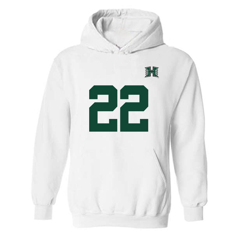Hawaii - NCAA Men's Volleyball : Quintin Greenidge - Replica Shersey Hooded Sweatshirt-0