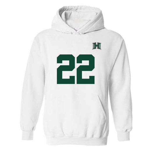 Hawaii - NCAA Men's Volleyball : Quintin Greenidge - Replica Shersey Hooded Sweatshirt-0