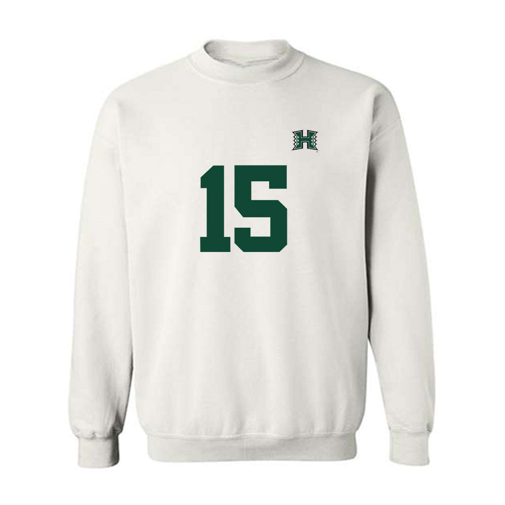 Hawaii - NCAA Men's Volleyball : Kai Taylor - Replica Shersey Crewneck Sweatshirt-0