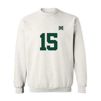 Hawaii - NCAA Men's Volleyball : Kai Taylor - Replica Shersey Crewneck Sweatshirt-0