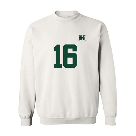 Hawaii - NCAA Men's Volleyball : Ofeck Hazan - Replica Shersey Crewneck Sweatshirt-0